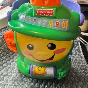 Fisher-Price Green and Yellow Sunny Face Learning Toy